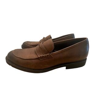 Rockport Supreme Adidas Leather Loafers Mens Brown Size 12 M Casual Dress Shoes